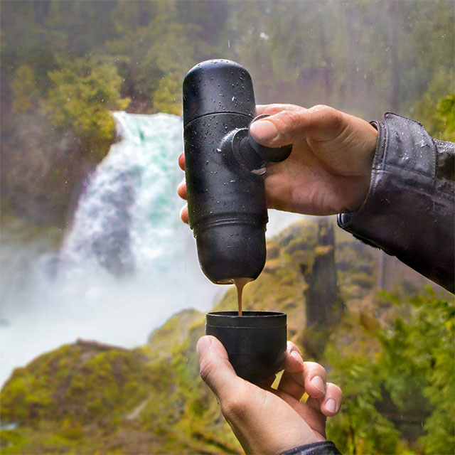 Small Portable Coffee Machine for Outdoor Camping