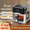 Smart Air Fryer 5L Large Capacity Visual Multi-Function with Roast Fish and Chicken