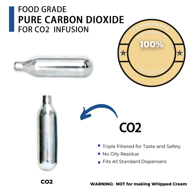 0.6L Single-Use CO₂ Cylinder – Mini Gas Cartridge for Espresso & Soda Makers
