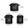 Round Kitchen Storage Box Suitable for Storing Onions Potatoes And Garlic