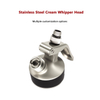 1000ml Cream Whipper Body Head Holder Parts Inside of Head Are Alu