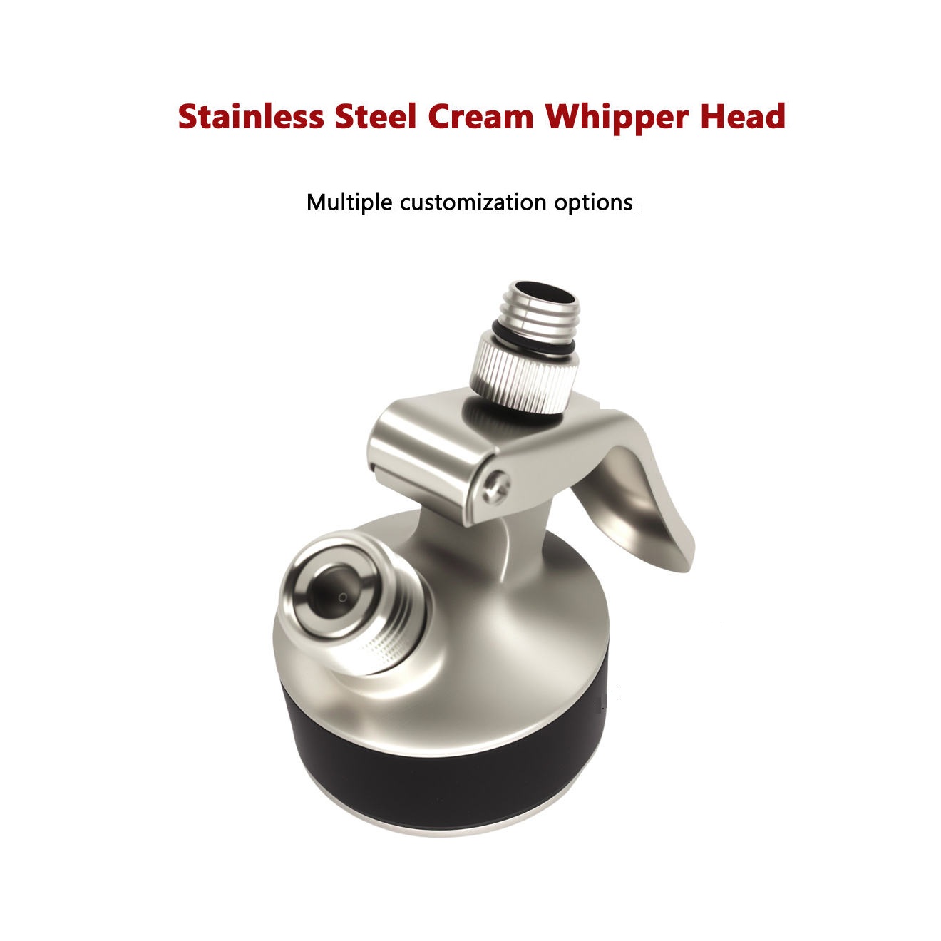 1000ml Cream Whipper Body Head Holder Parts Inside of Head Are Alu