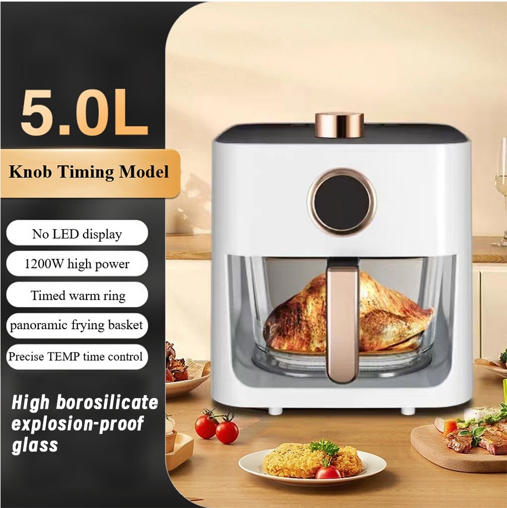 5L Air Fryer Without Oil Home Appliance for Fried Chicken Baked Fish