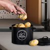Round Kitchen Storage Box Suitable for Storing Onions Potatoes And Garlic