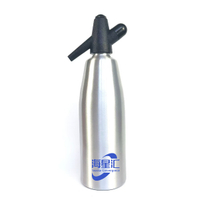 Factory Wholesale 1000ml Soda Siphon with ABS Charger Holder Hook