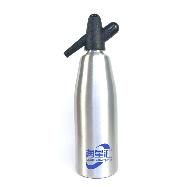 Factory Wholesale 1000ml Soda Siphon with ABS Charger Holder Hook