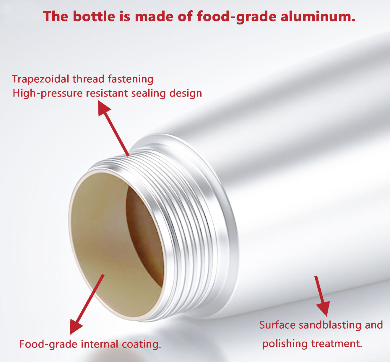 500ml Plastic Head Alu Bottle Cream Whipper with ABS Holder Nozzles Brush