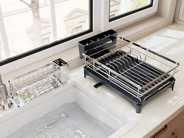Kitchen Counter Dish Drying Rack