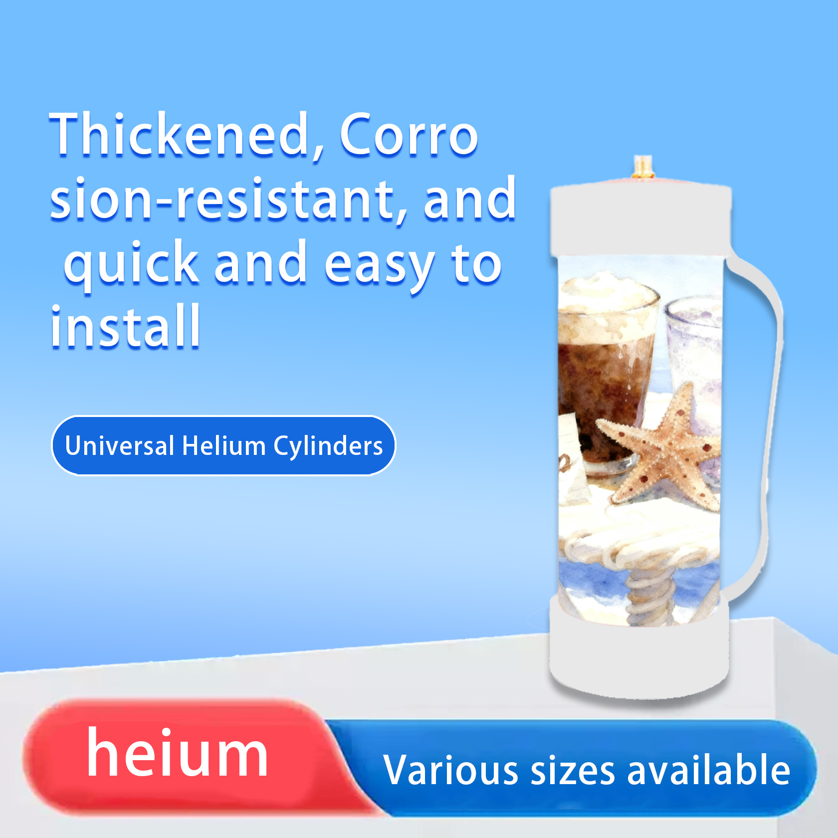  Mini Helium Tank 3.3L Perfect for Birthday Parties Events