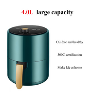 4L Intelligent Large Capacity Air Fryer for Oil-Free Salt Barbecue