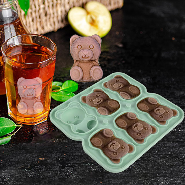 Wholesale Ice Cream Baking Silicone Molds for Freezing Whiskey Chicken Ice Tray