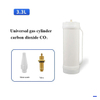 Safe And Portable Small High Pressure Cylinder with Handle for Balloons And Cream Filling Bottles