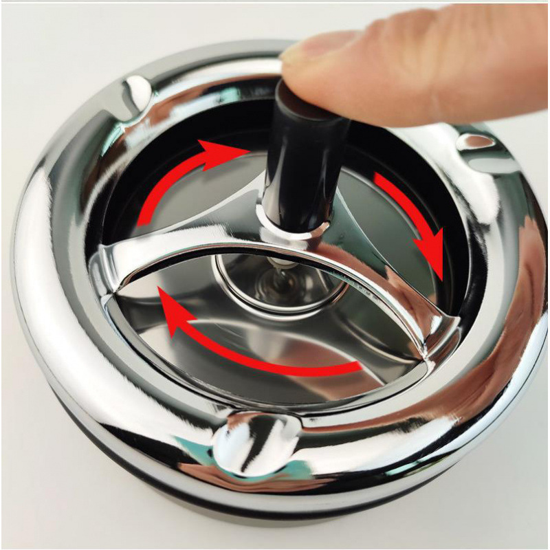 Portable Rotating Ashtray Suitable for Living Room Bedroom And Car