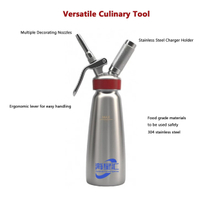 1000ml Cream Whipper Body Head Holder Parts Inside of Head Are Alu