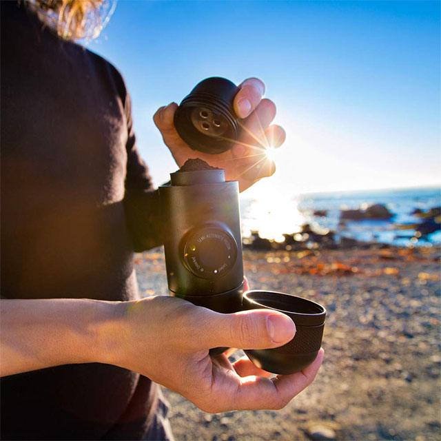 Small Portable Coffee Machine for Outdoor Camping