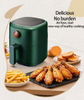 4L Intelligent Large Capacity Air Fryer for Oil-Free Salt Barbecue