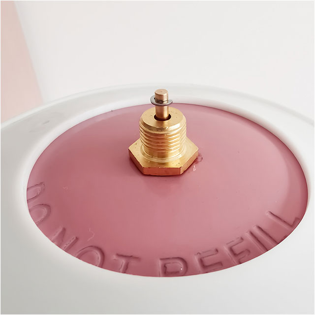 Safe And Portable Small High Pressure Cylinder with Handle for Balloons And Cream Filling Bottles