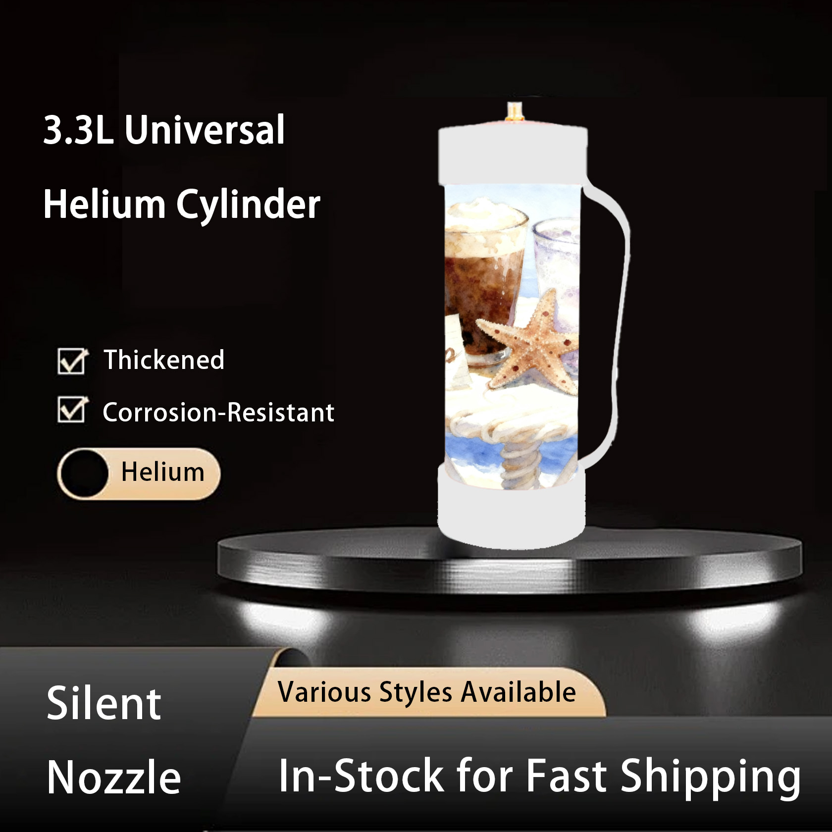  Mini Helium Tank 3.3L Perfect for Birthday Parties Events