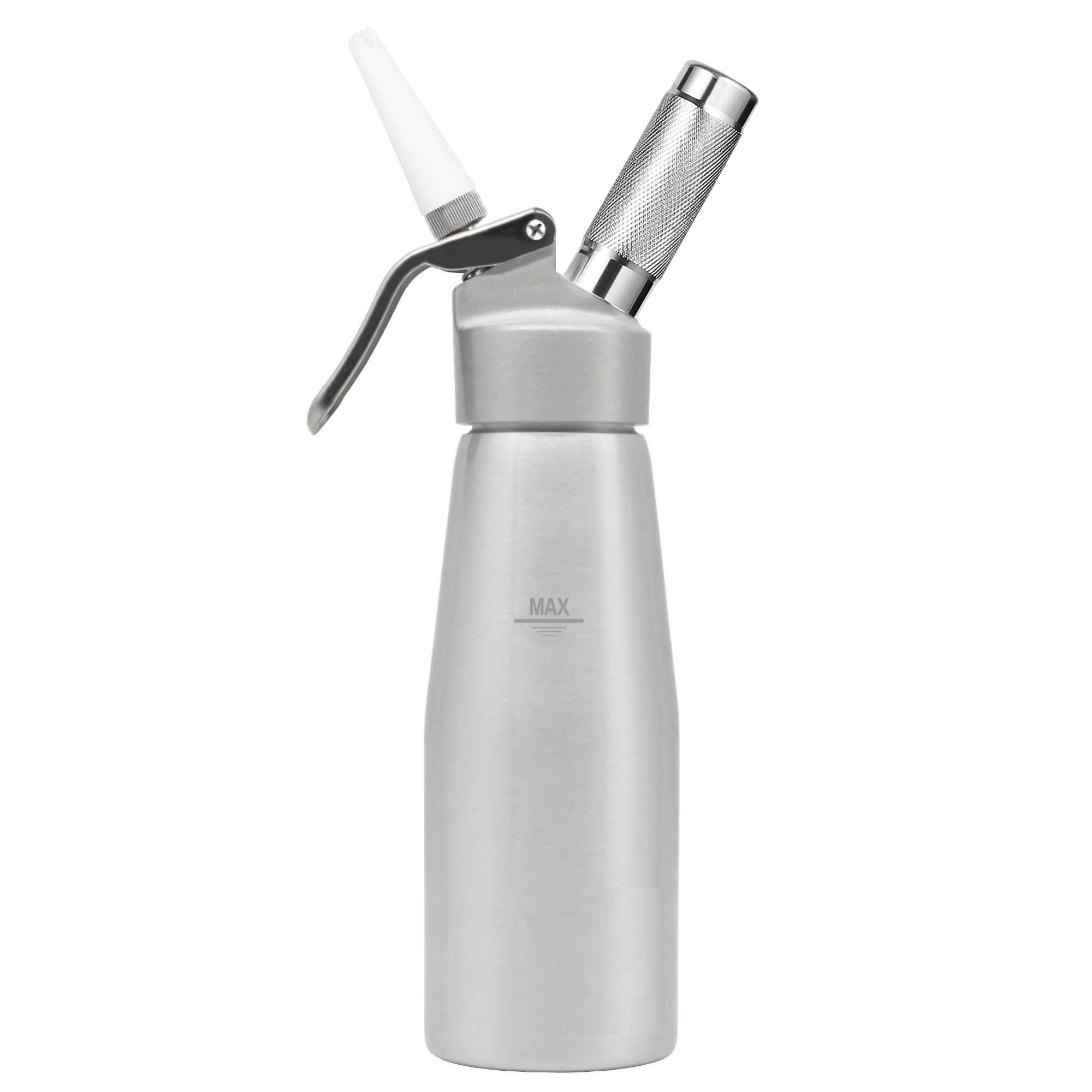 500ml Plastic Head Alu Bottle Cream Whipper with ABS Holder Nozzles Brush